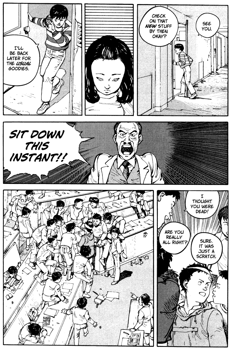 page 107 of akira volume 1 graphic novel manga read online