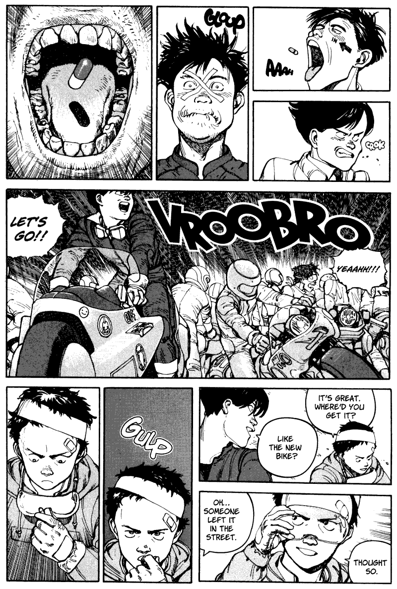 page 112 of akira volume 1 graphic novel manga read online