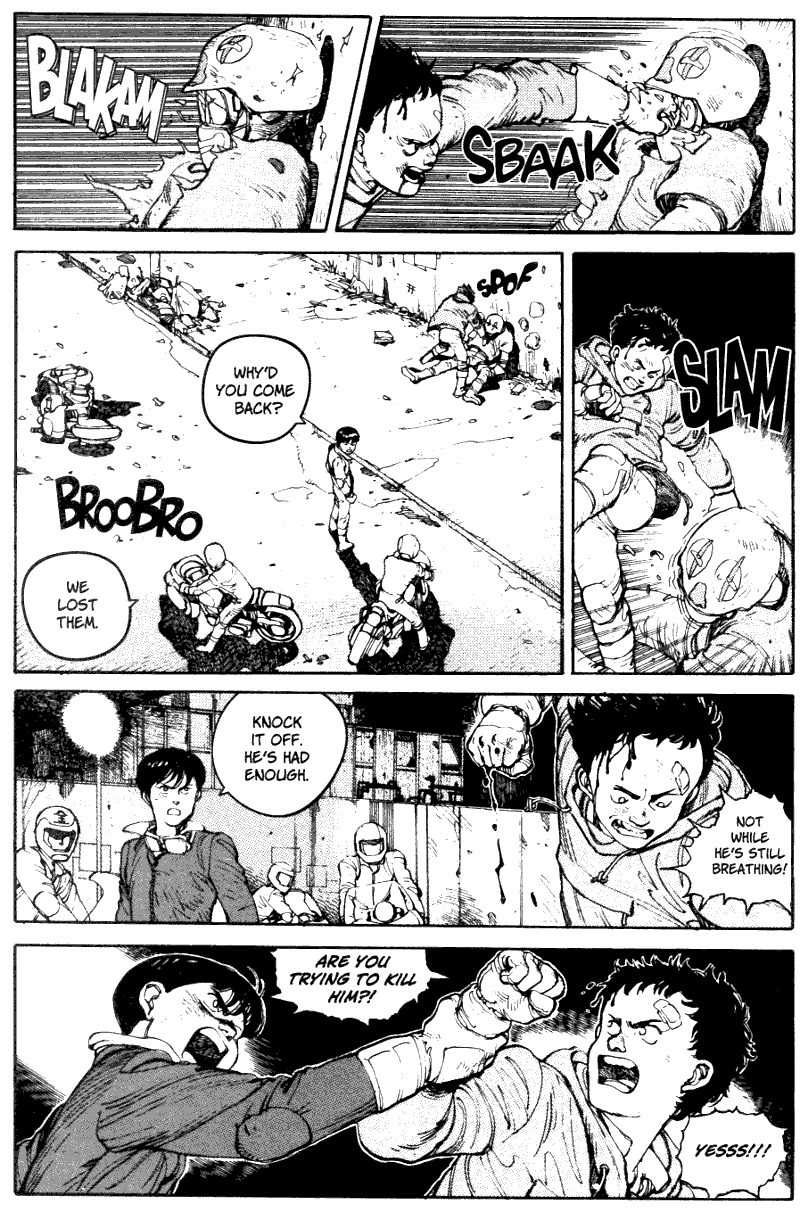 page 125 of akira volume 1 graphic novel manga read online