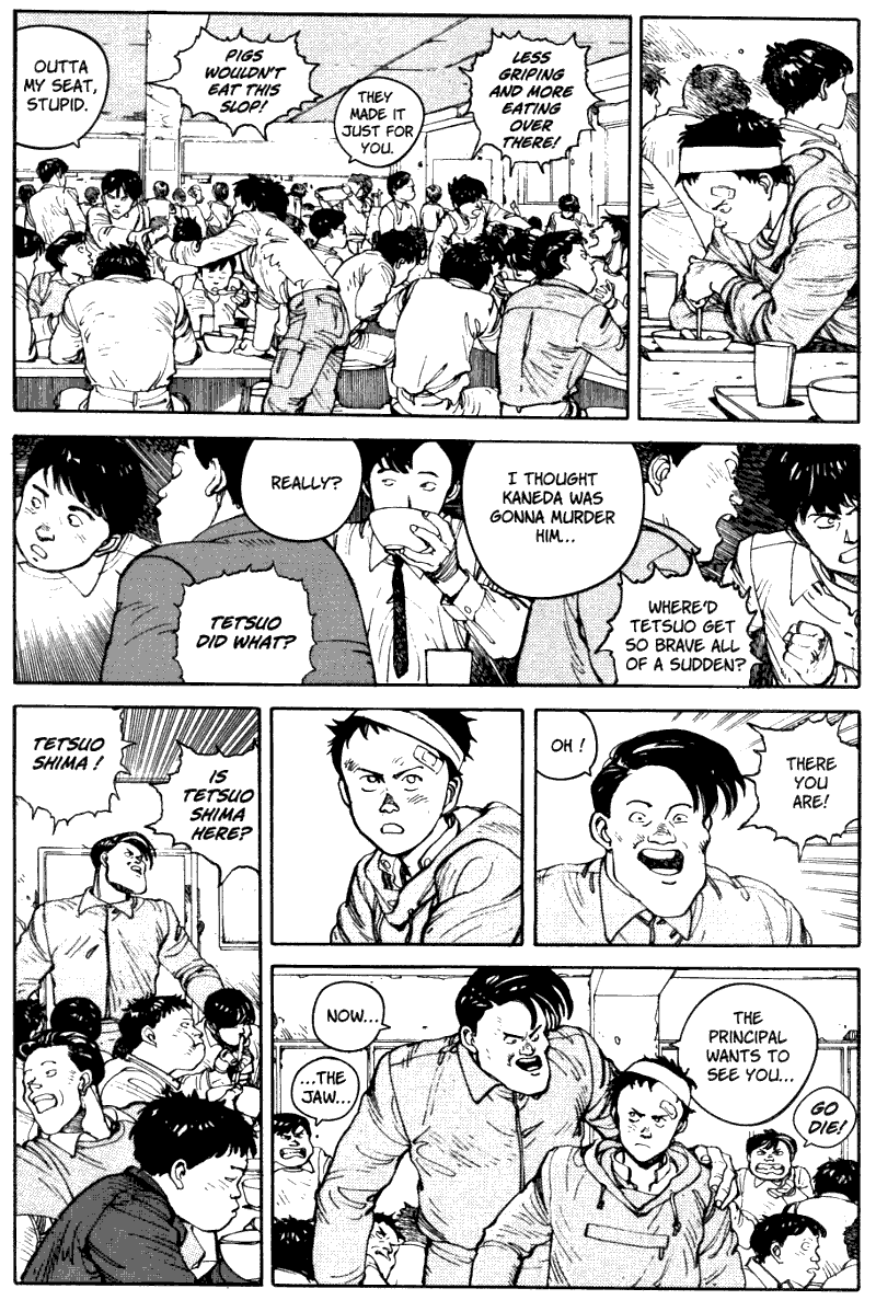 page 128 of akira volume 1 graphic novel manga read online