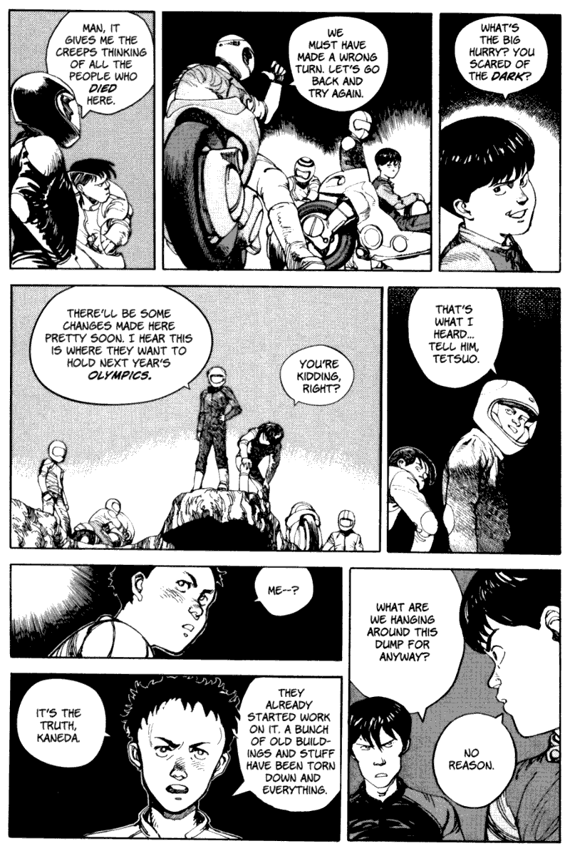 page 14 of akira volume 1 graphic novel manga read online