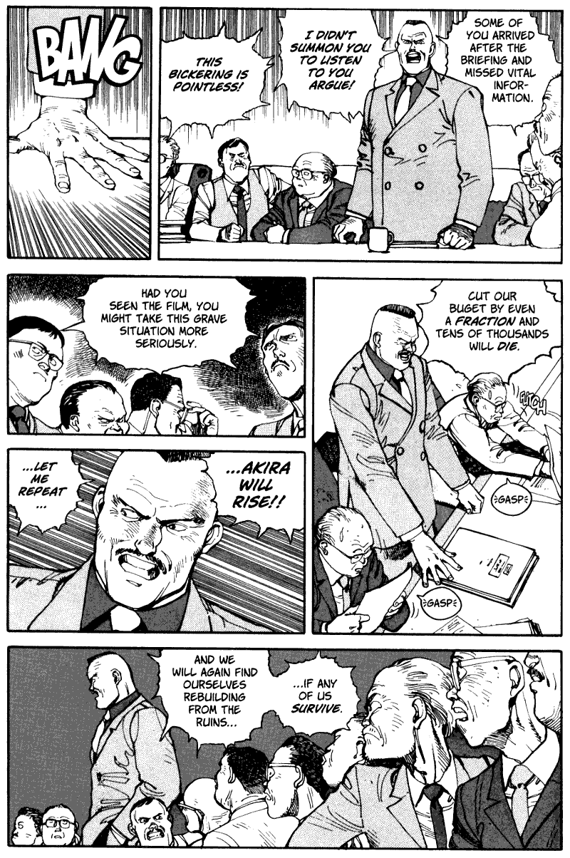 page 158 of akira volume 1 graphic novel manga read online
