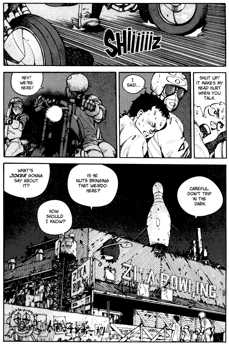 page 185 of akira volume 1 graphic novel manga read online