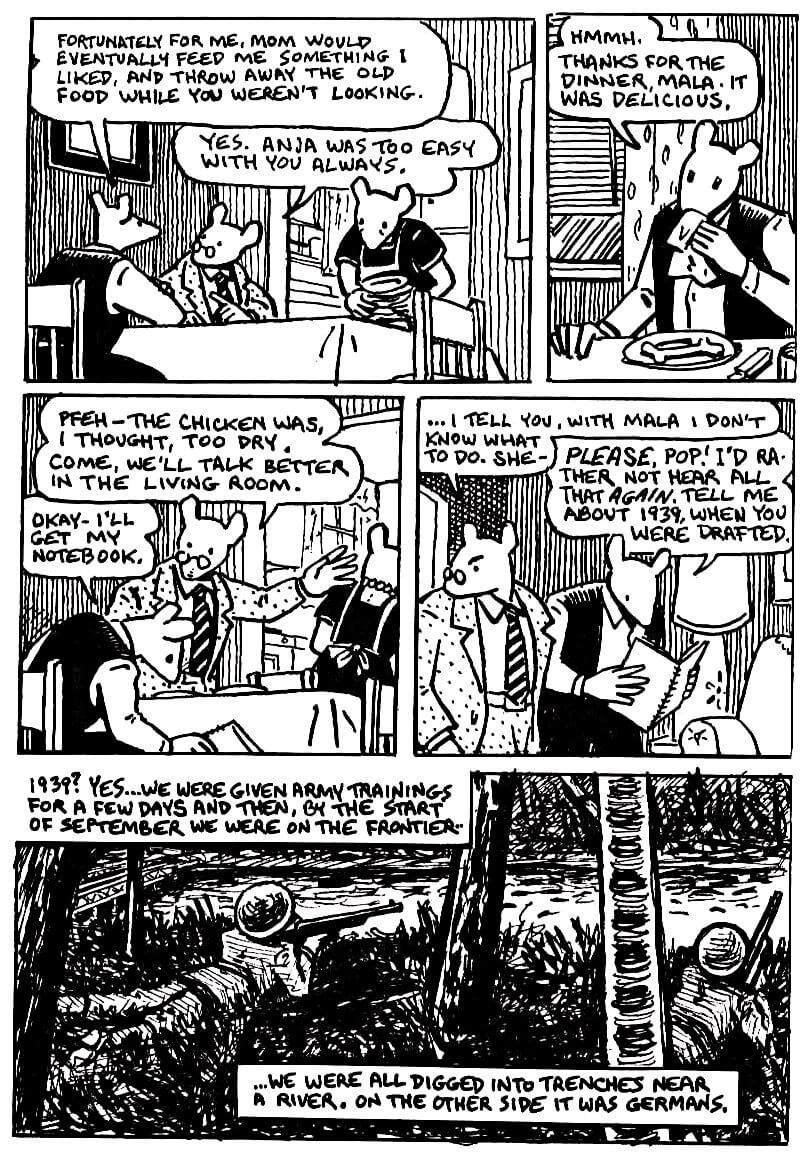 page 36 of maus i a survivors tale graphic novel online by art spiegelman