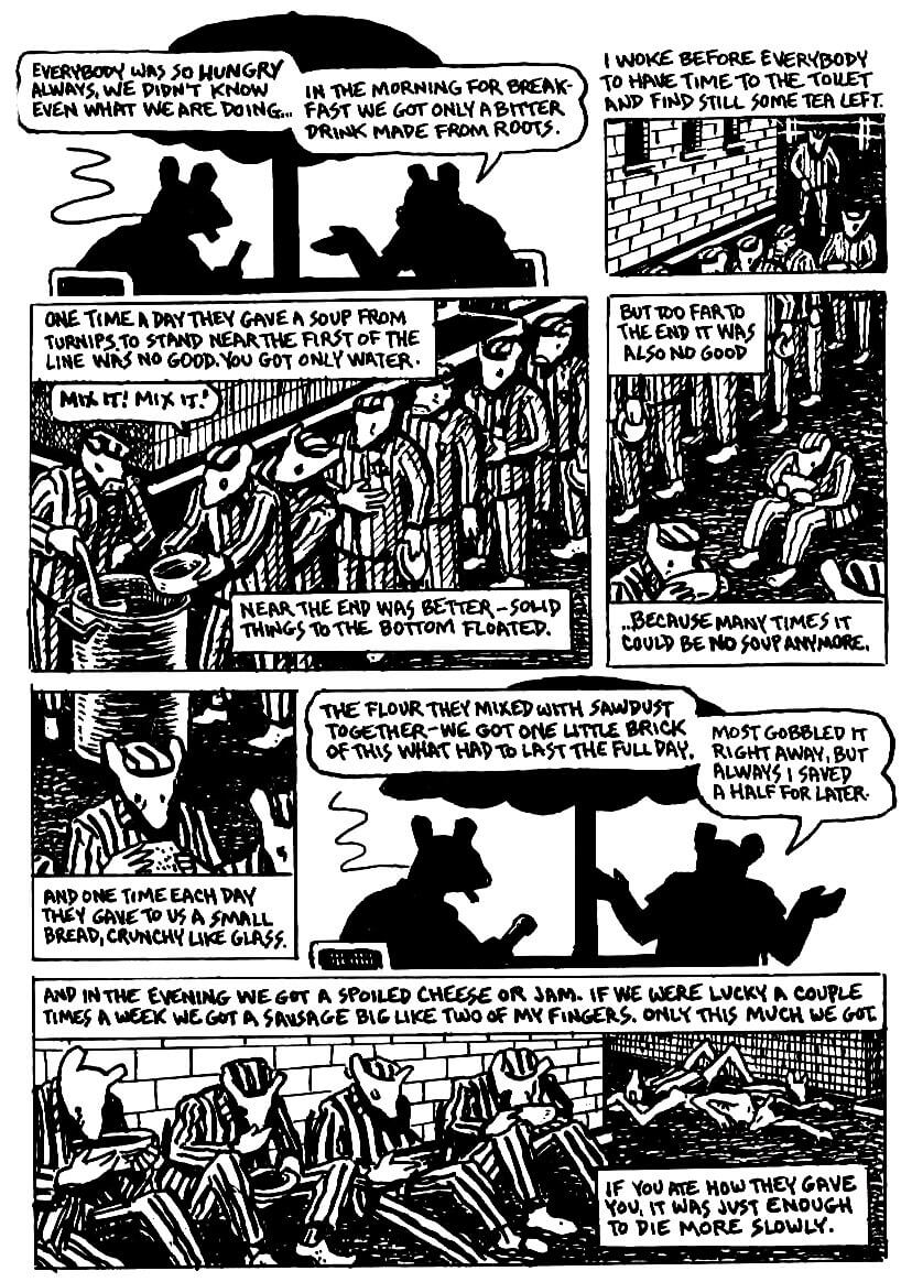 page 38 of maus ii and here my troubles began graphic novel by art spiegelman