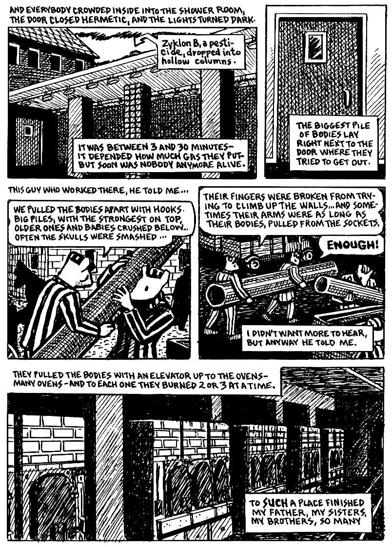 page 60 of maus ii and here my troubles began graphic novel by art spiegelman