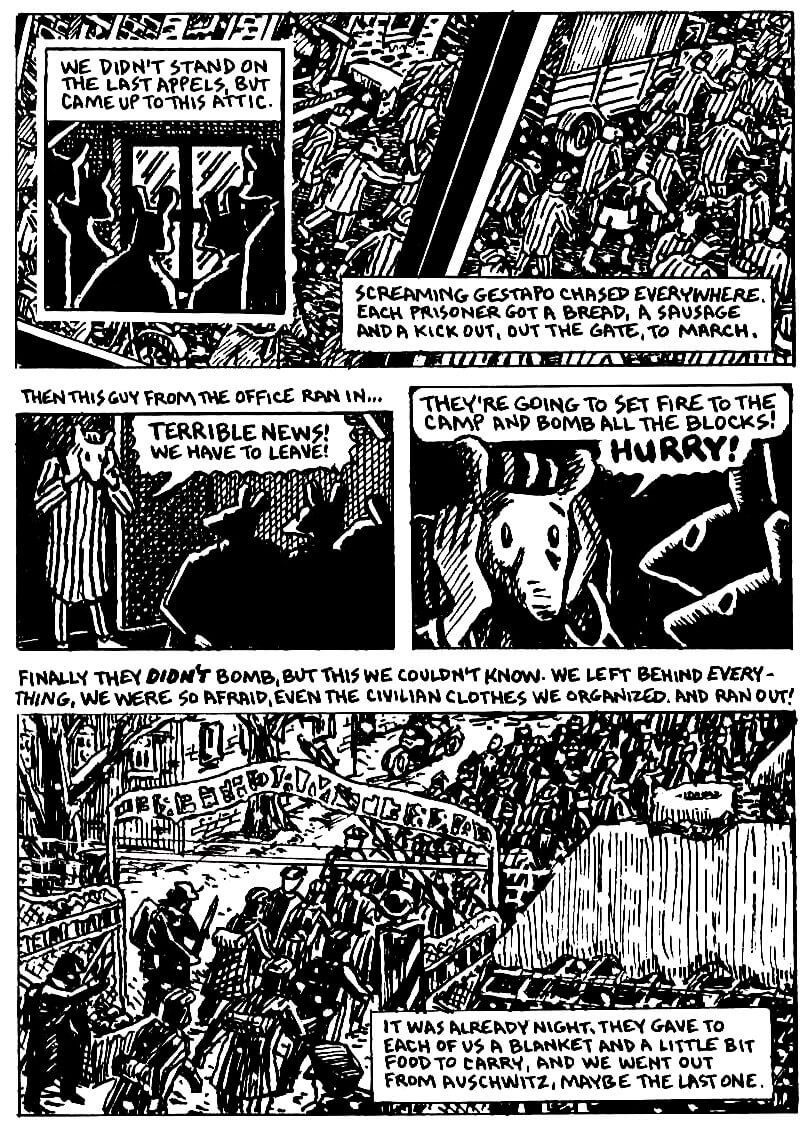 page 69 of maus ii and here my troubles began graphic novel by art spiegelman