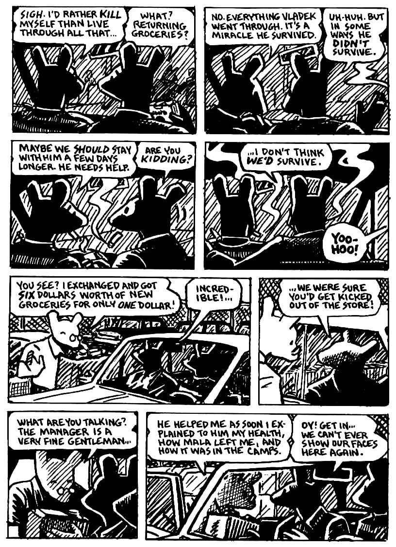 page 78 of maus ii and here my troubles began graphic novel by art spiegelman