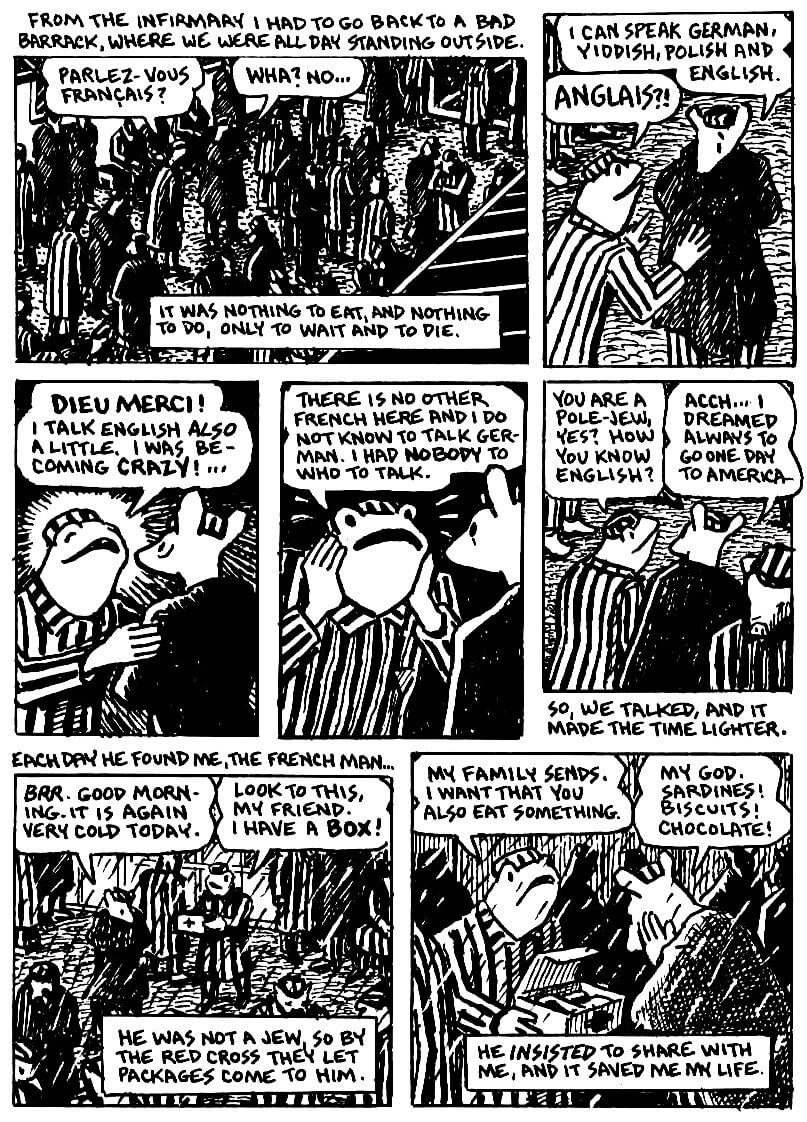 page 81 of maus ii and here my troubles began graphic novel by art spiegelman