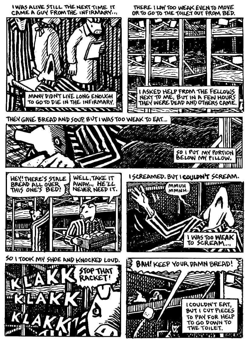 page 84 of maus ii and here my troubles began graphic novel by art spiegelman