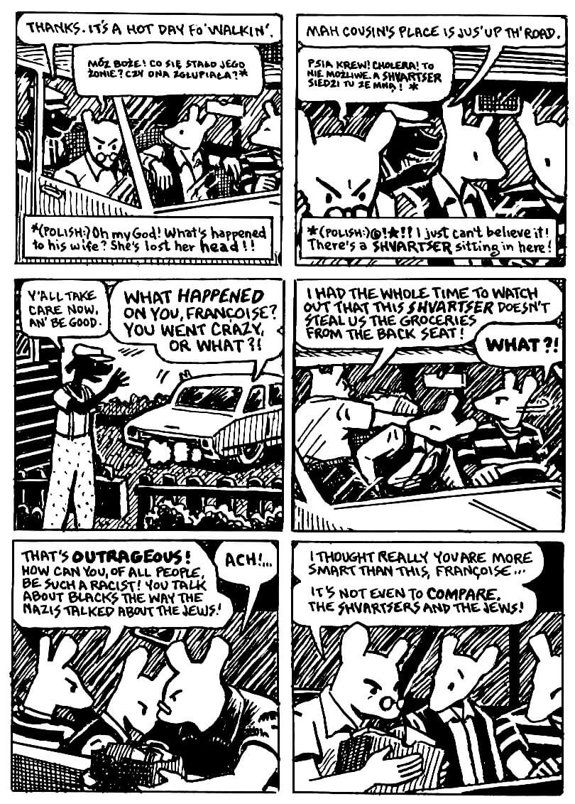 page 87 of maus ii and here my troubles began graphic novel by art spiegelman