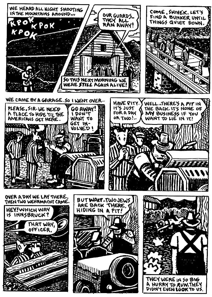 page 97 of maus ii and here my troubles began graphic novel by art spiegelman
