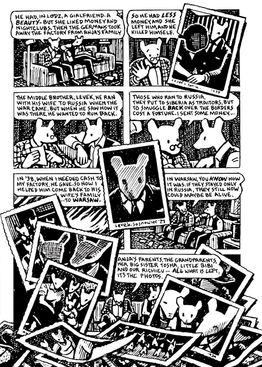 page 103 of maus ii and here my troubles began graphic novel by art spiegelman