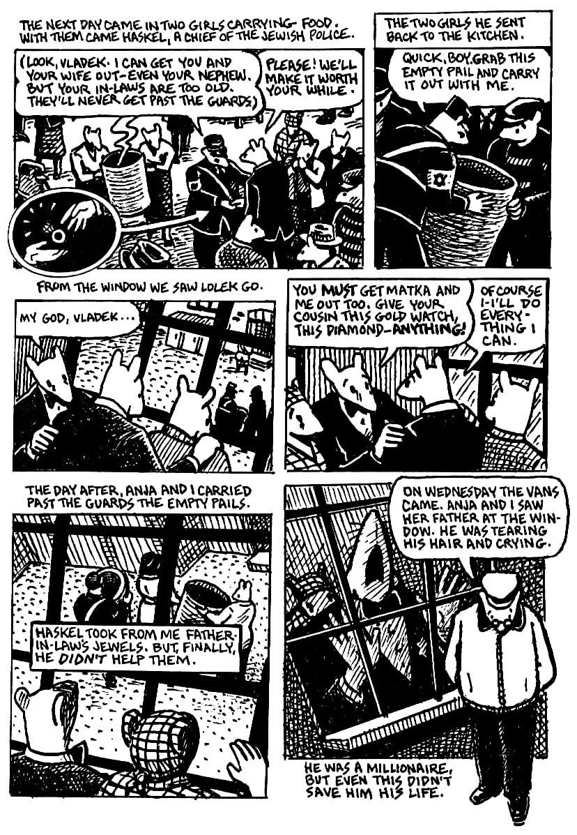 page 104 of maus i a survivors tale graphic novel online by art spiegelman