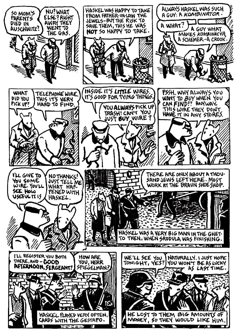page 105 of maus i a survivors tale graphic novel online by art spiegelman