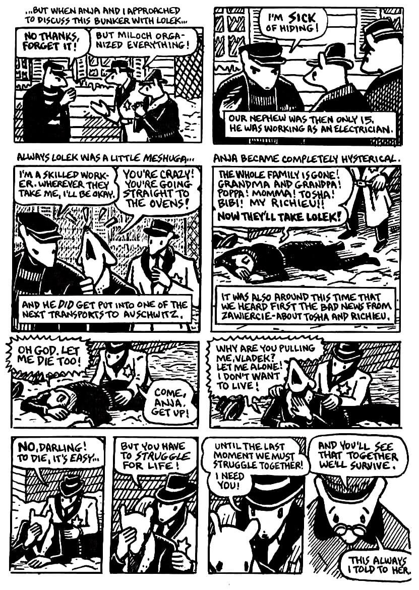 page 111 of maus i a survivors tale graphic novel online by art spiegelman