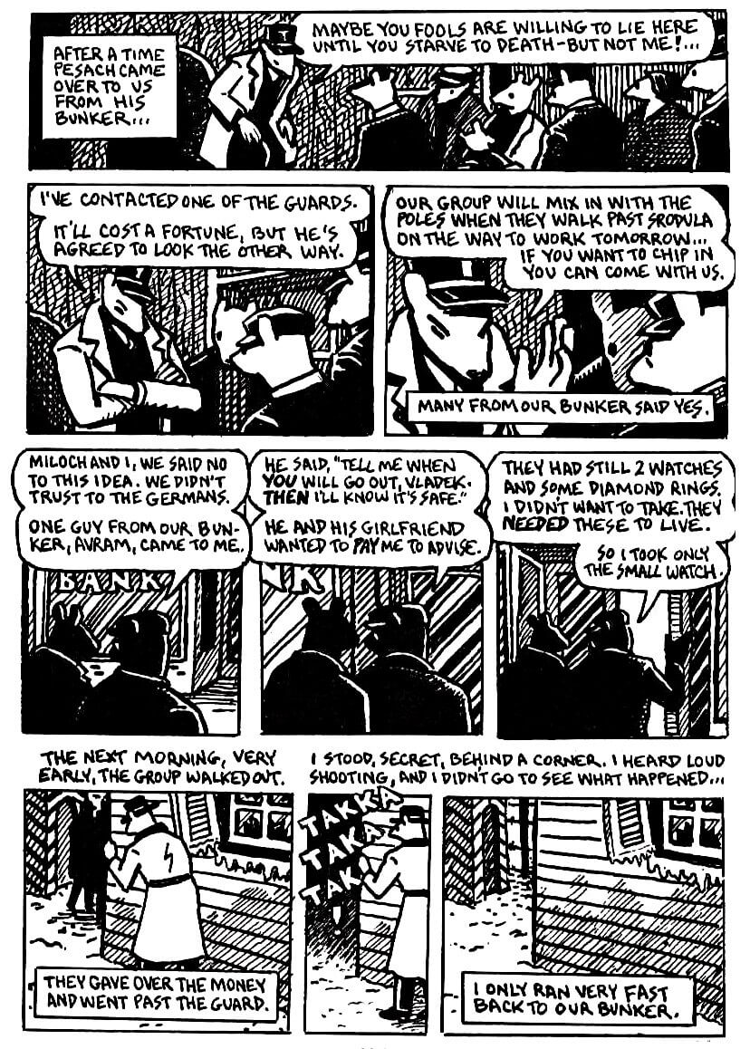 page 113 of maus i a survivors tale graphic novel online by art spiegelman