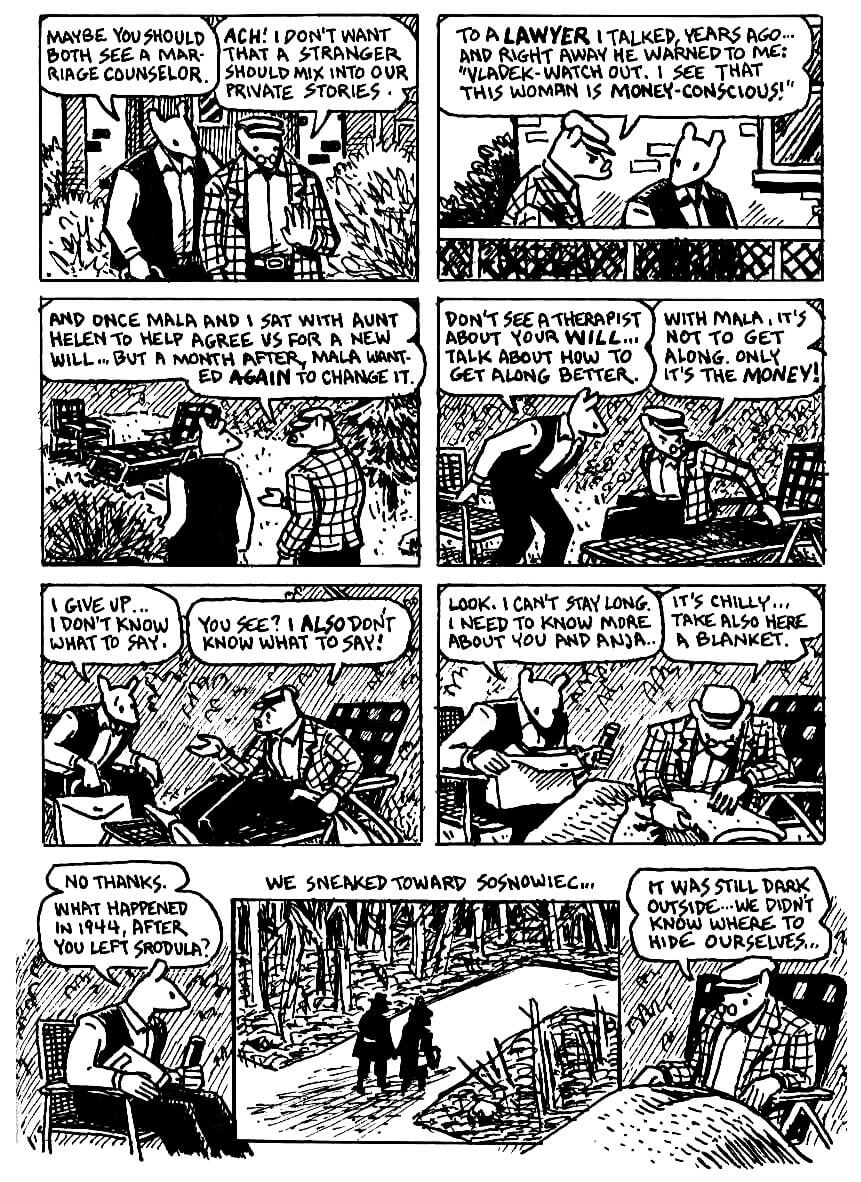 page 123 of maus i a survivors tale graphic novel online by art spiegelman