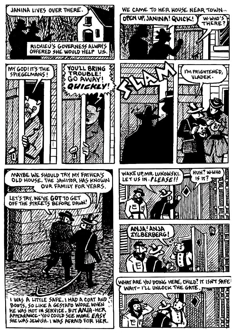 page 124 of maus i a survivors tale graphic novel online by art spiegelman