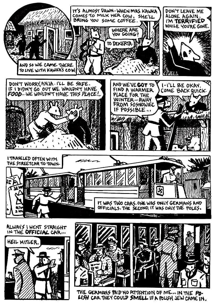 page 128 of maus i a survivors tale graphic novel online by art spiegelman