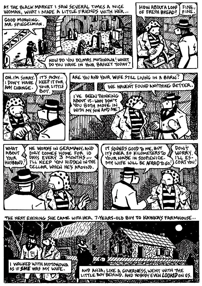 page 129 of maus i a survivors tale graphic novel online by art spiegelman