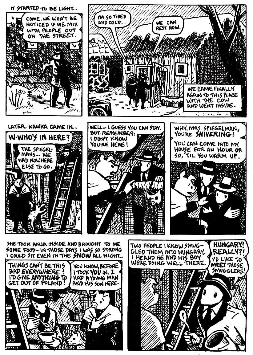 page 133 of maus i a survivors tale graphic novel online by art spiegelman