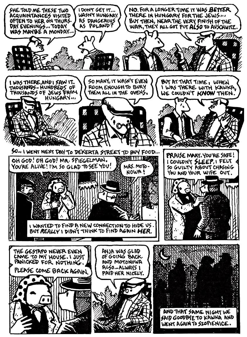 page 134 of maus i a survivors tale graphic novel online by art spiegelman