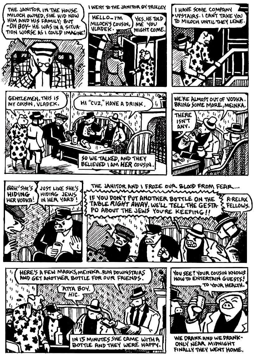 page 140 of maus i a survivors tale graphic novel online by art spiegelman
