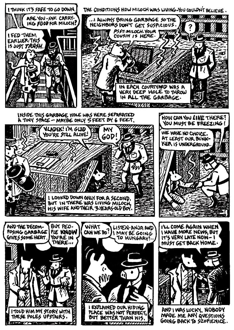 page 141 of maus i a survivors tale graphic novel online by art spiegelman