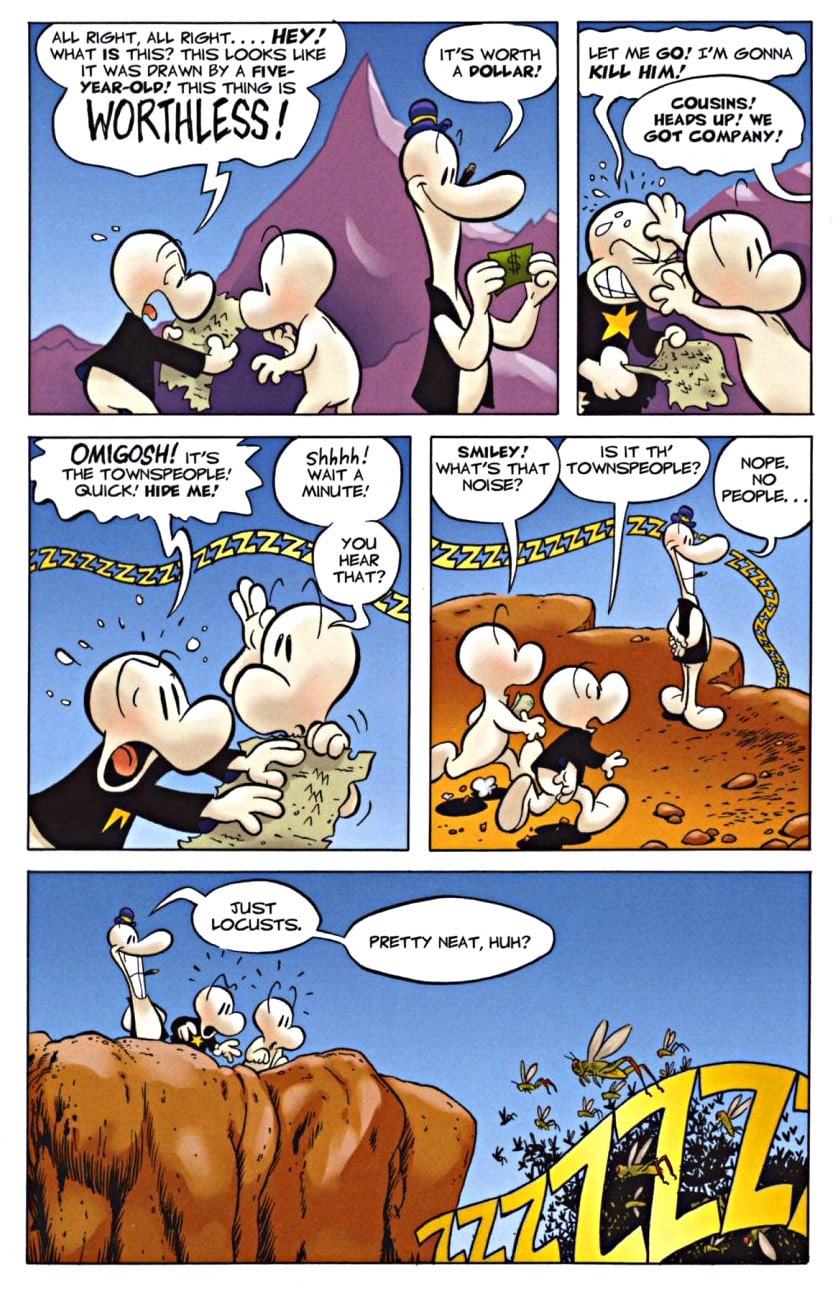 page 6 - chapter 1 of bone 1 out from boneville graphic novel by jeff smith