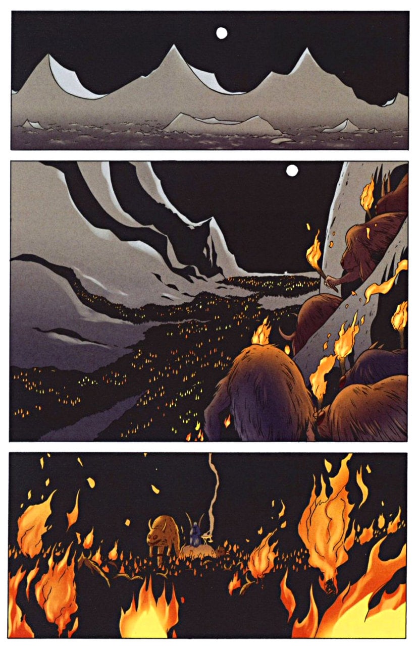 page 89 - chapter 4 of bone 1 out from boneville graphic novel by jeff smith