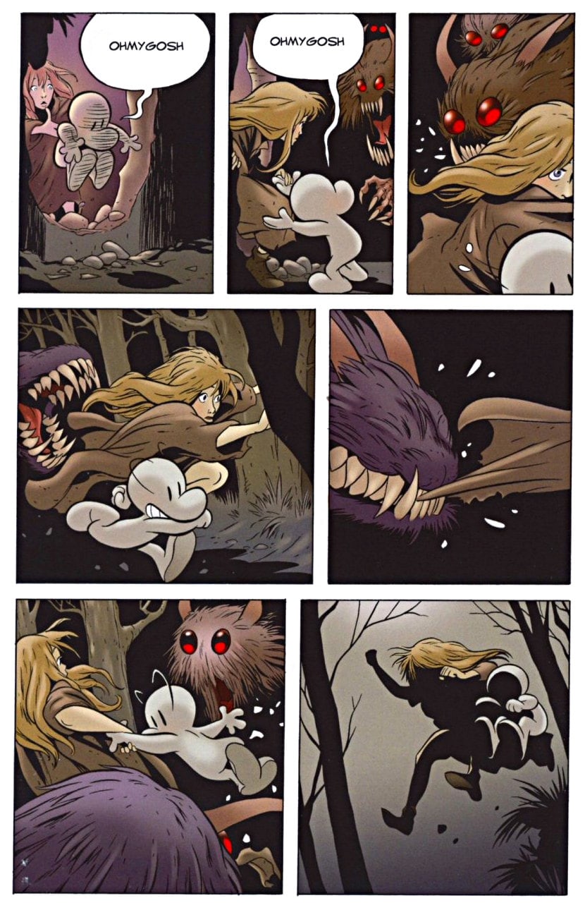 page 98 - chapter 5 of bone 1 out from boneville graphic novel by jeff smith