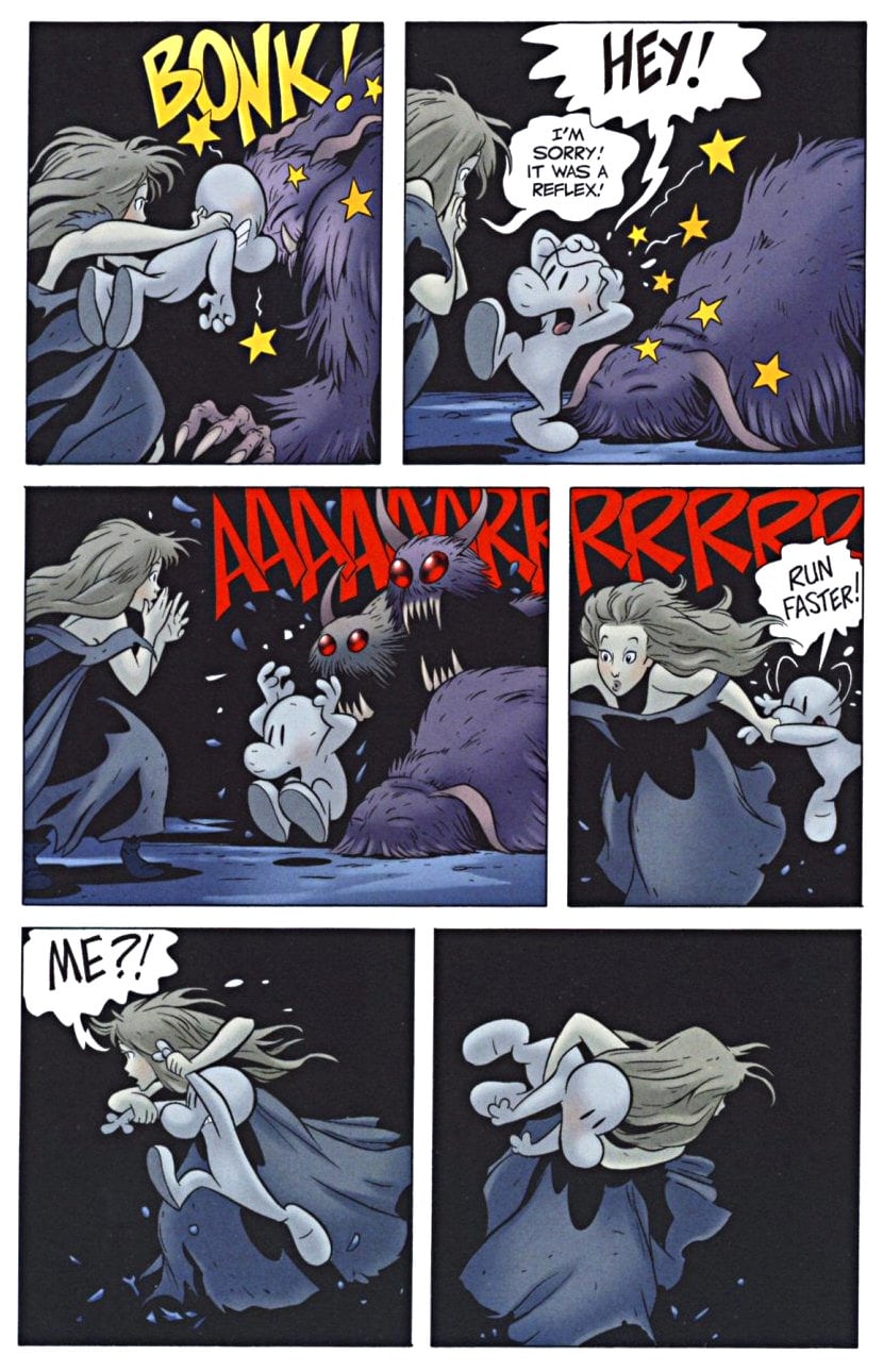 page 101 - chapter 5 of bone 1 out from boneville graphic novel by jeff smith