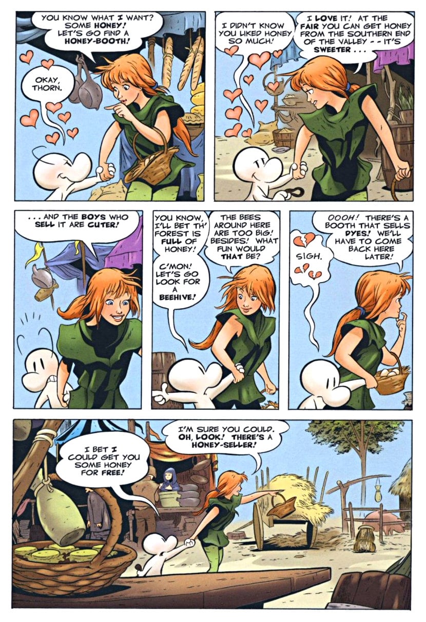 page 2 - chapter 1 of bone 2 the great cow race graphic novel by jeff smith