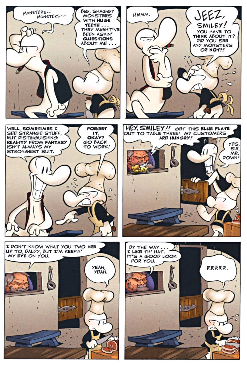 page 13 - chapter 1 of bone 2 the great cow race graphic novel by jeff smith