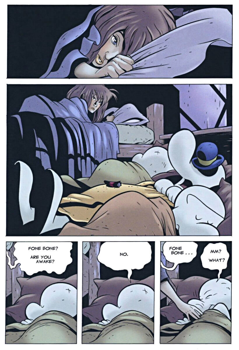 page 39 - chapter 2 of bone 2 the great cow race graphic novel by jeff smith