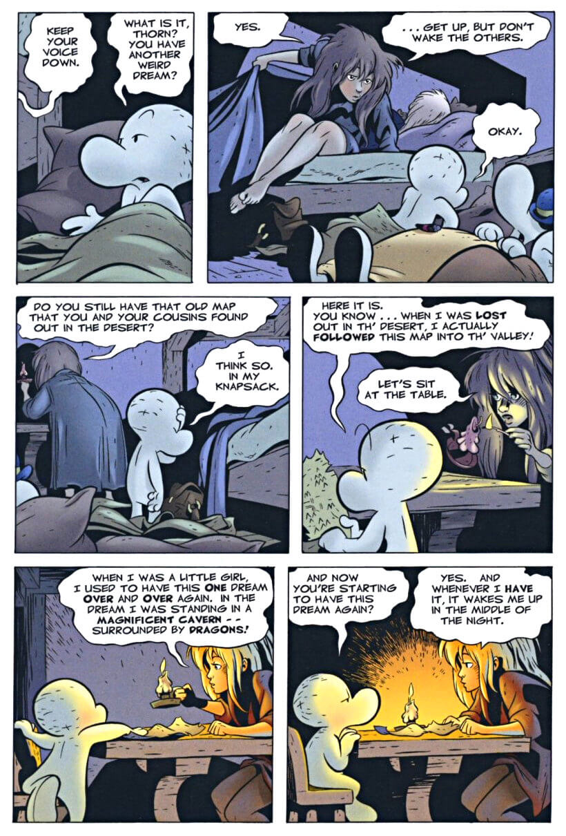 page 40 - chapter 2 of bone 2 the great cow race graphic novel by jeff smith
