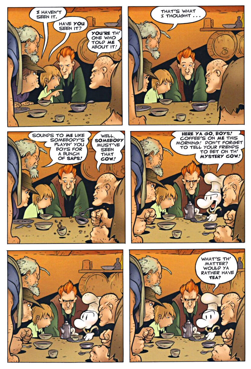page 54 - chapter 3 of bone 2 the great cow race graphic novel by jeff smith