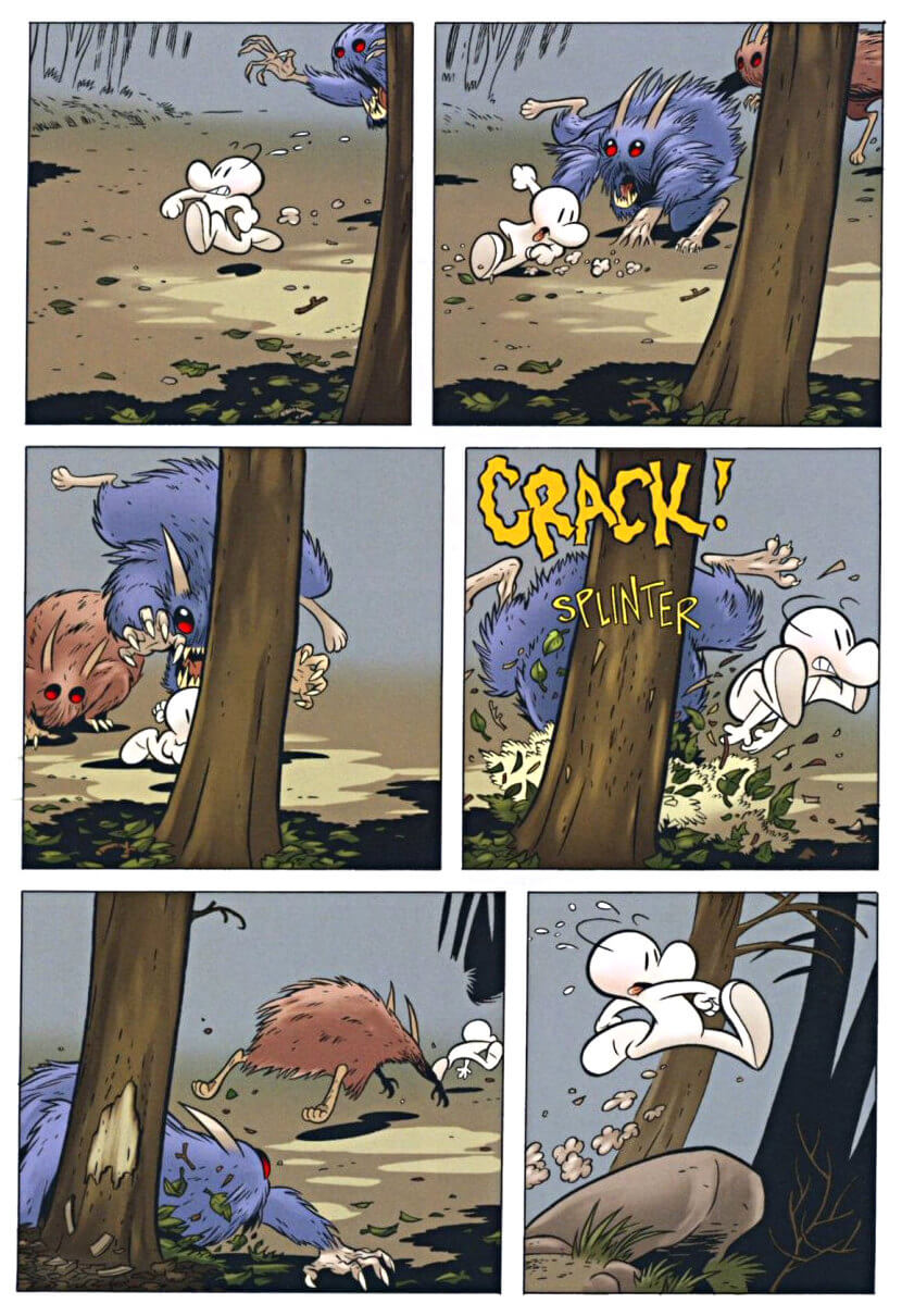page 78 - chapter 4 of bone 2 the great cow race graphic novel by jeff smith