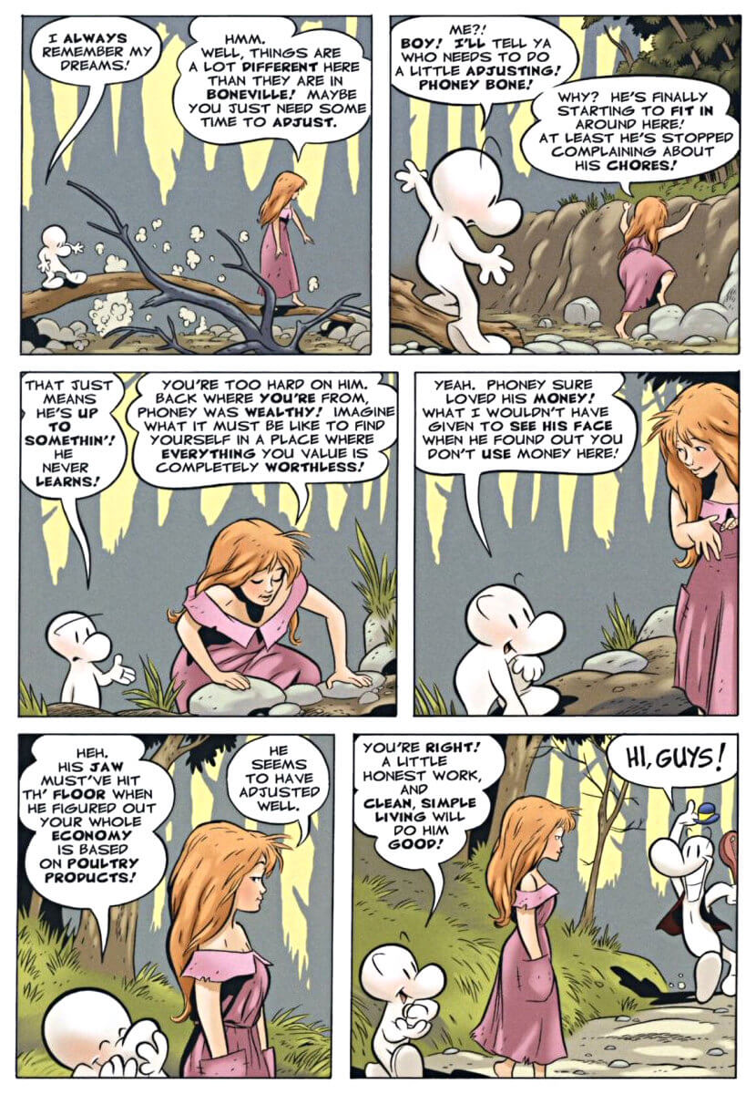 page 5 - chapter 1 of bone 3 eyes of the storm graphic novel by jeff smith