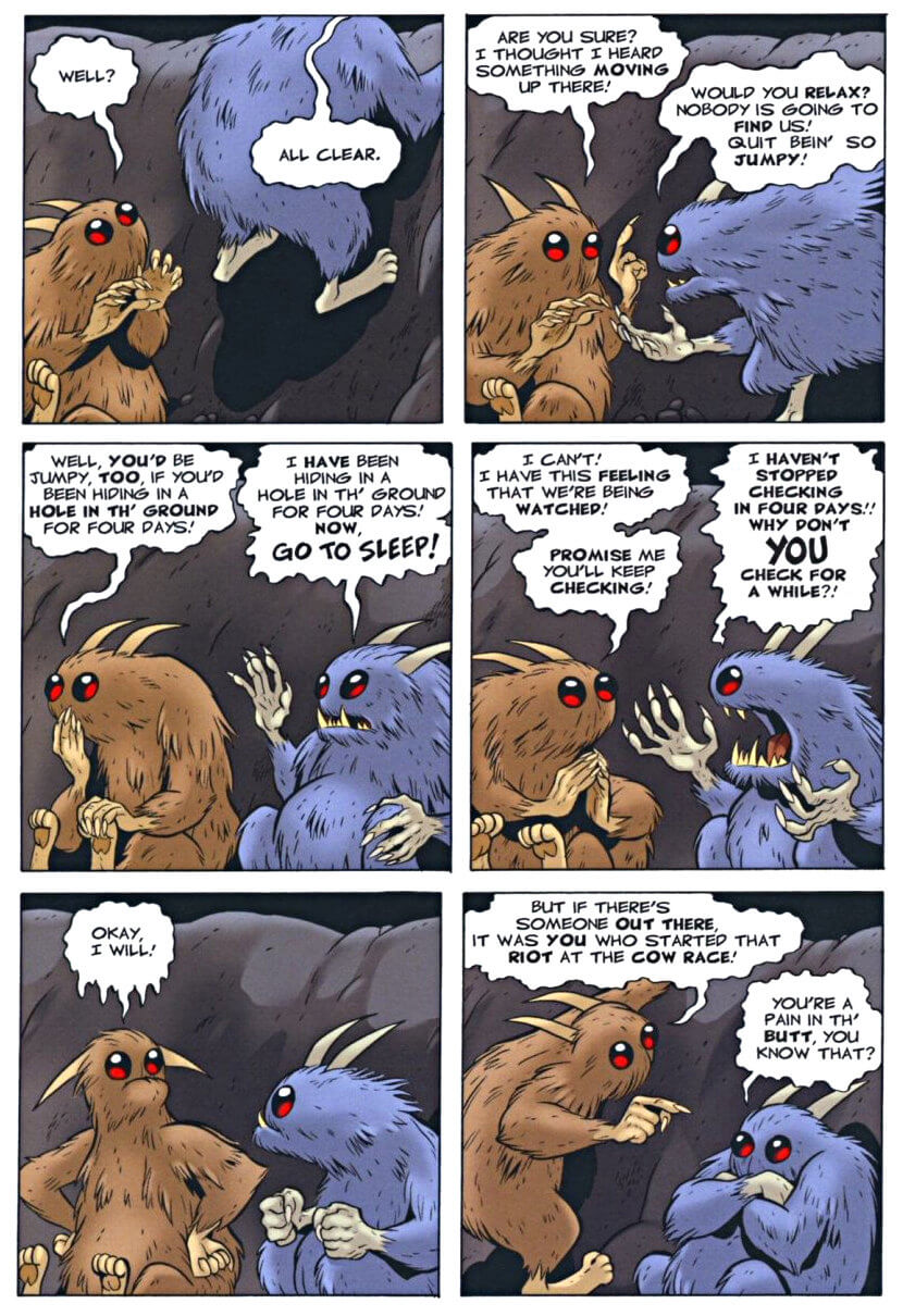 page 8 - chapter 1 of bone 3 eyes of the storm graphic novel by jeff smith