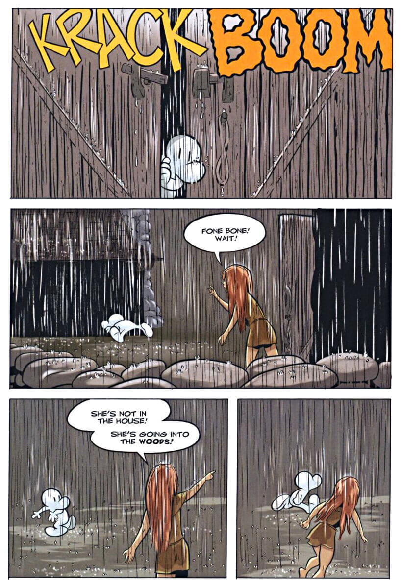 page 70 - chapter 4 of bone 3 eyes of the storm graphic novel by jeff smith