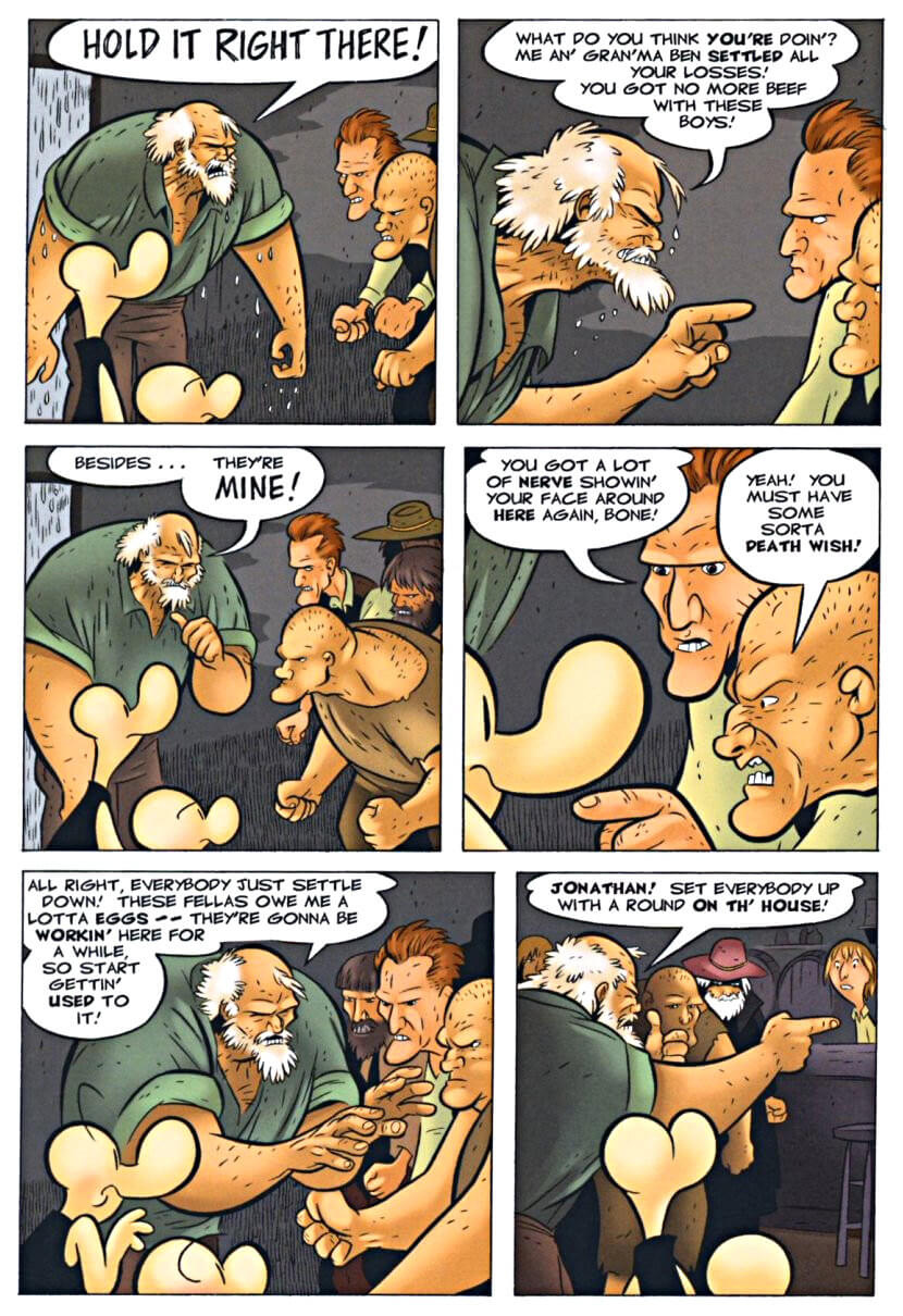 page 85 - chapter 4 of bone 3 eyes of the storm graphic novel by jeff smith