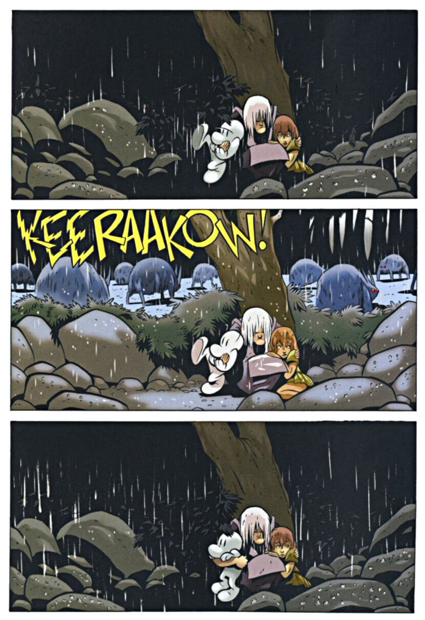 page 102 - chapter 5 of bone 3 eyes of the storm graphic novel by jeff smith