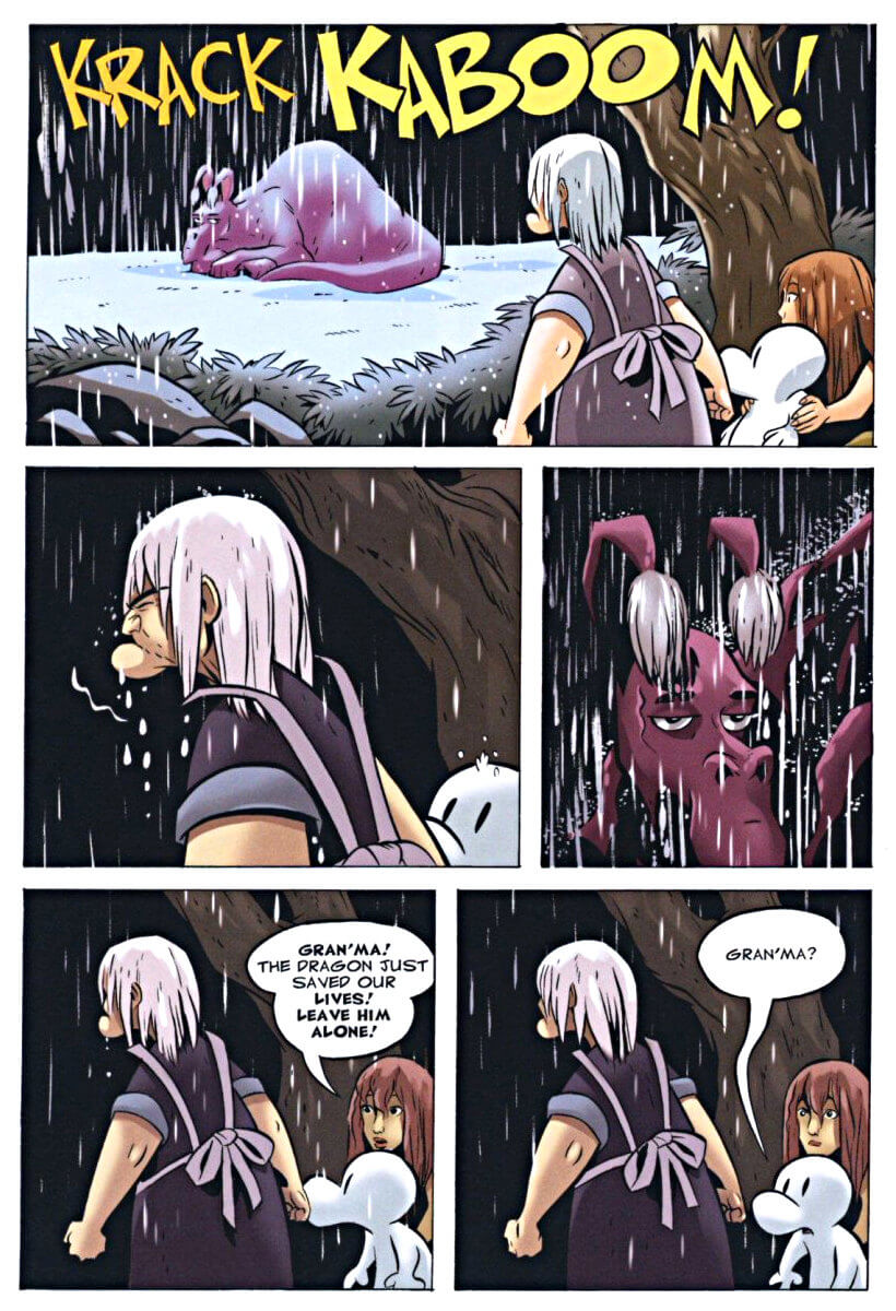 page 105 - chapter 5 of bone 3 eyes of the storm graphic novel by jeff smith