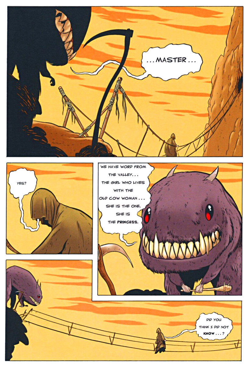 page 128 - chapter 6 of bone 3 eyes of the storm graphic novel by jeff smith