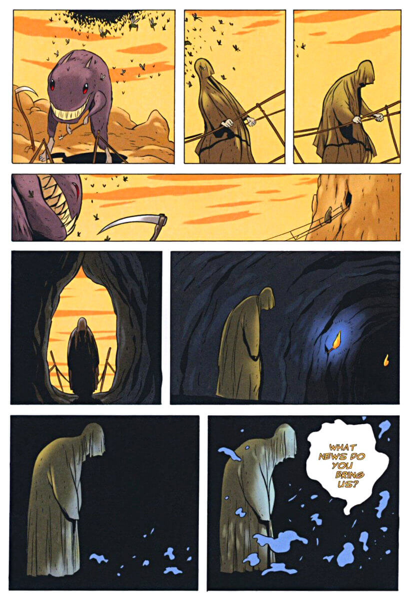 page 130 - chapter 6 of bone 3 eyes of the storm graphic novel by jeff smith