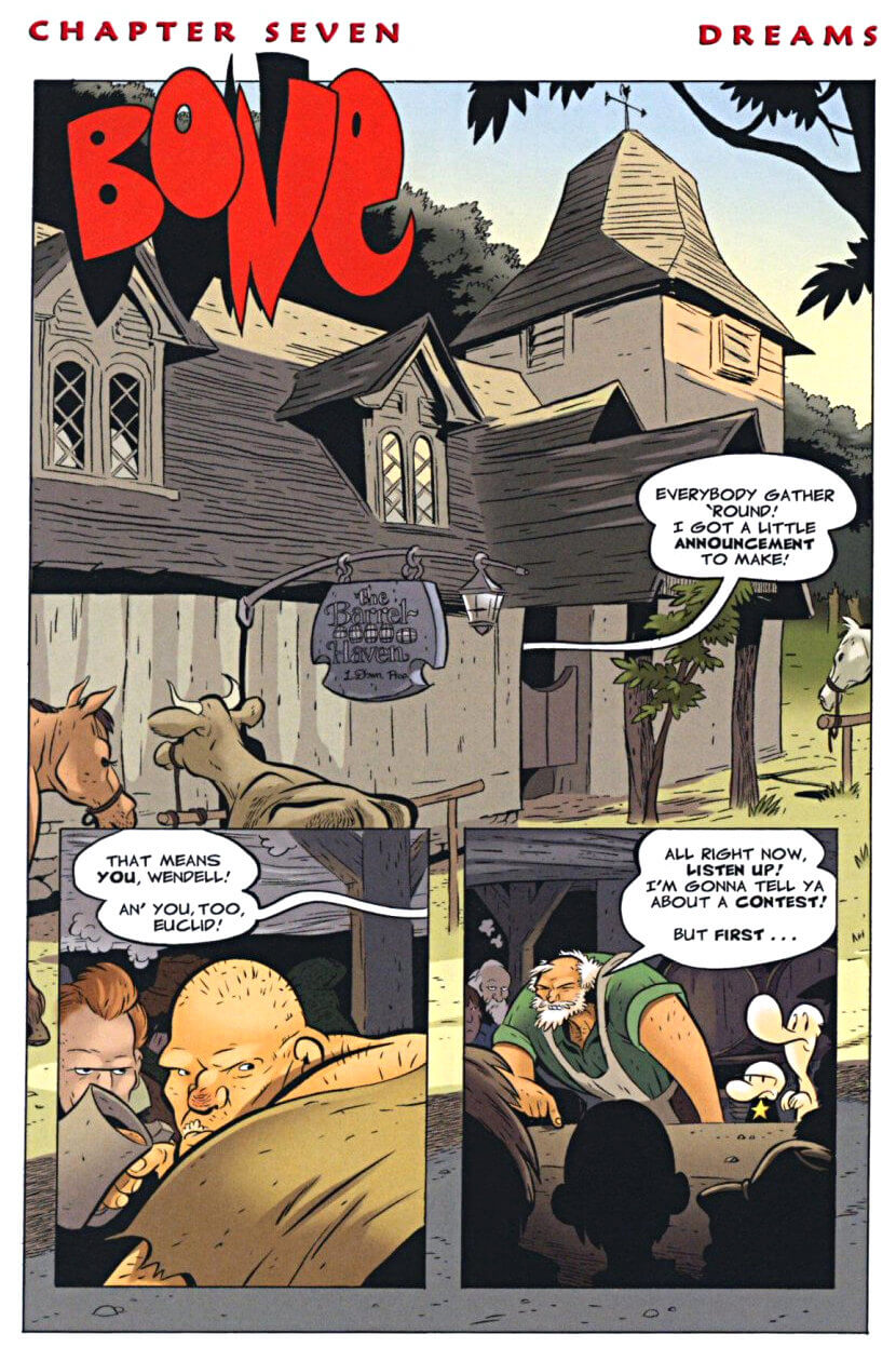 page 135 - chapter 7 of bone 3 eyes of the storm graphic novel by jeff smith