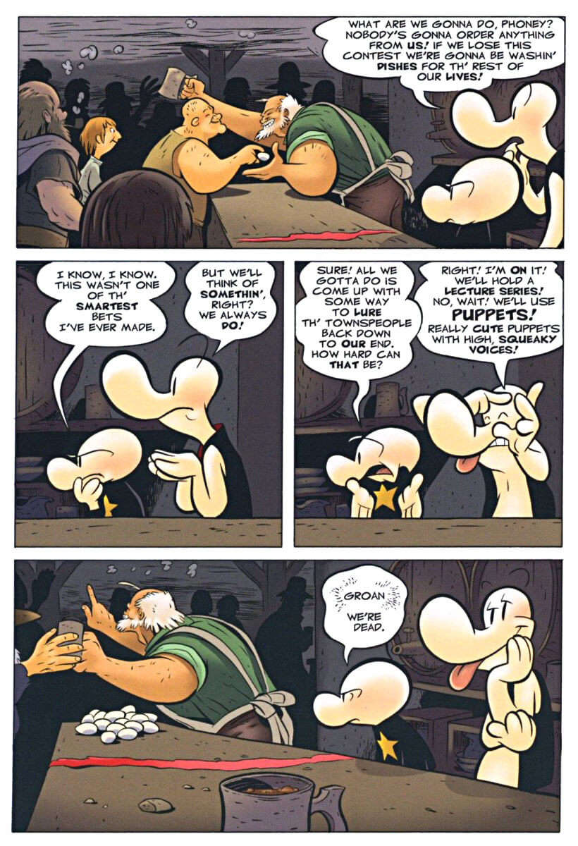 page 140 - chapter 7 of bone 3 eyes of the storm graphic novel by jeff smith