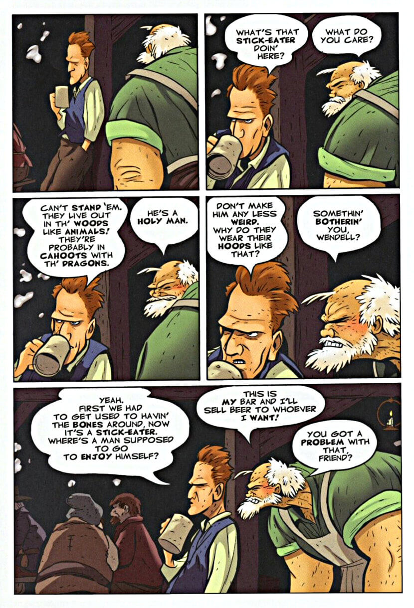 page 3 - prologue of bone 4 the dragonslayer graphic novel by jeff smith